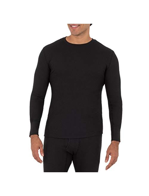 Fruit of the Loom mens Recycled Waffle Thermal Underwear Set (Top and Bottom)