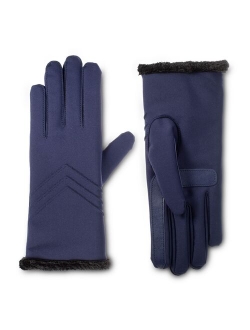 Lined Water Repellent Chevron Spandex Gloves