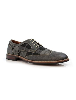 Ferro Aldo Men's Brogue Derby Shoes