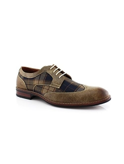 Ferro Aldo Men's Brogue Derby Shoes