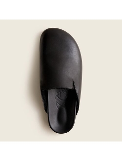 Pacific shearling-lined leather clogs