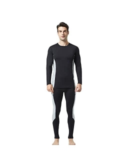 visionreast Men's Ultra Soft Thermal Underwear Set Warm Base Layers Long Johns Set Skiing Winter