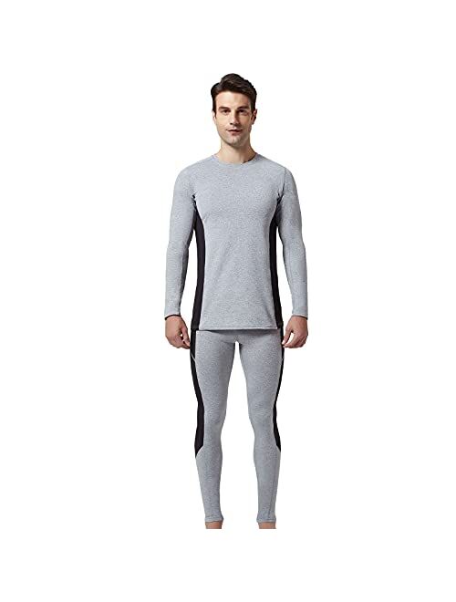 visionreast Men's Ultra Soft Thermal Underwear Set Warm Base Layers Long Johns Set Skiing Winter