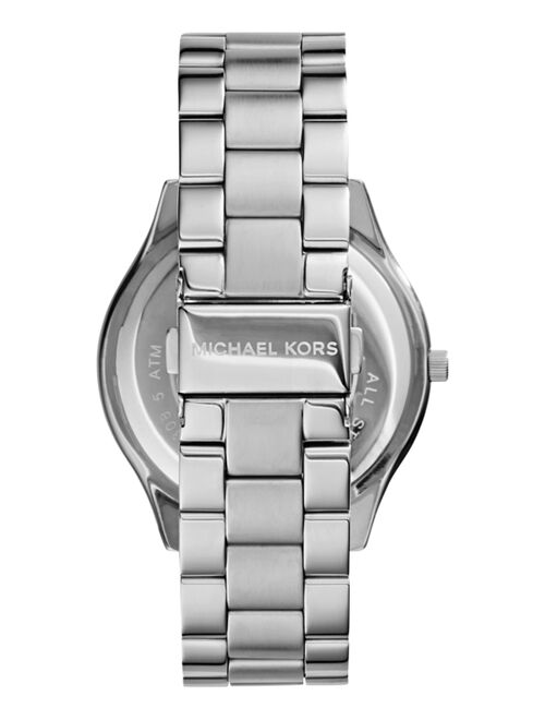 Michael Kors Unisex Slim Runway Stainless Steel Bracelet Watch 42mm