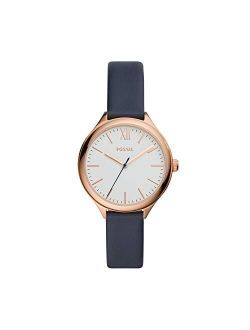Women's Suitor Metal and Leather Dress Quartz Watch