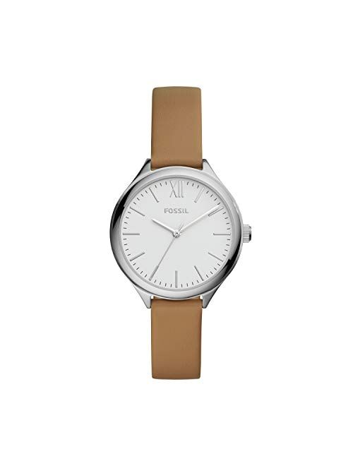 Fossil Women's Suitor Metal and Leather Dress Quartz Watch