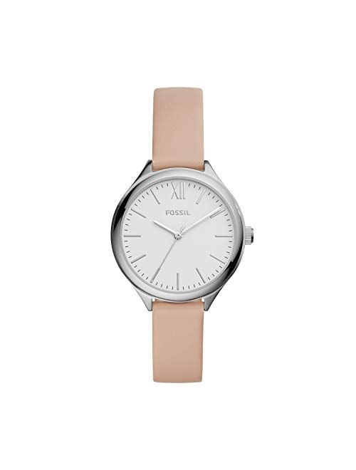 Fossil Women's Suitor Metal and Leather Dress Quartz Watch