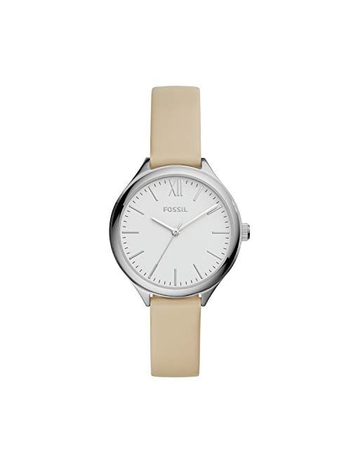 Fossil Women's Suitor Metal and Leather Dress Quartz Watch