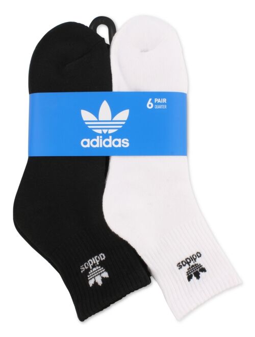 Adidas Originals Men's Originals 6-Pk. Logo Quarter Socks