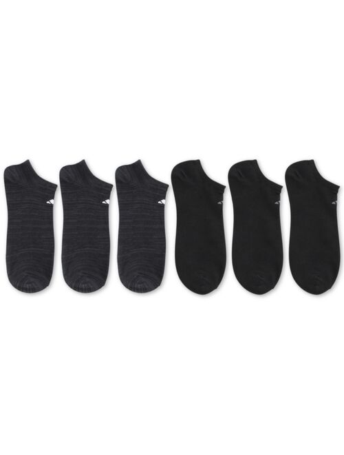 Adidas Men's 6 Pack Superlite No-Show Socks