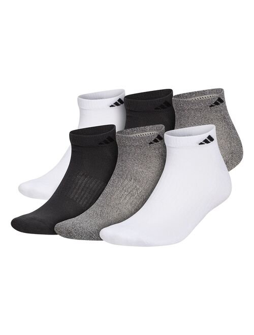 Men's adidas 6-pack Athletic Cushioned Low-Cut Socks