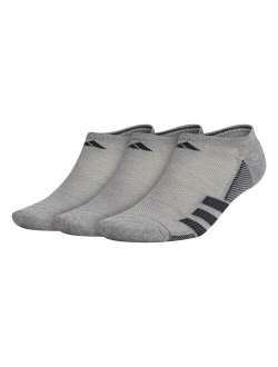 Big & Tall adidas Superlite Stripe II 3-pack No-Show Socks