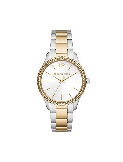 Michael Kors Layton Three-Hand Stainless Steel Watch