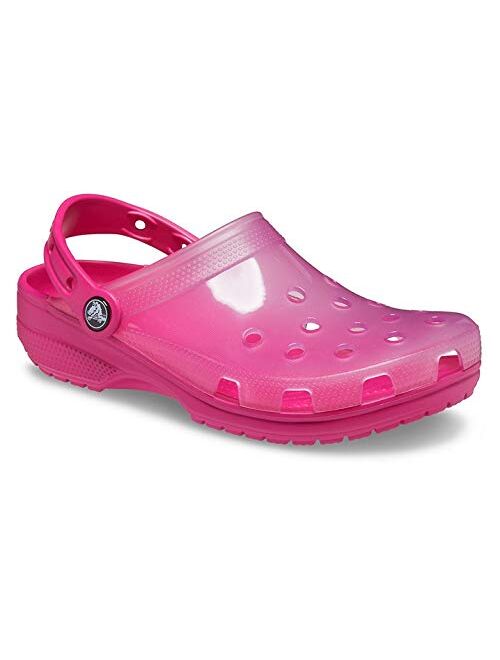 Crocs Unisex-Adult Men's and Women's Classic Translucent Clog