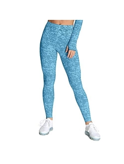 Aoxjox Yoga Pants for Women Workout High Waisted Gym Sport Adapt Animal Camo Seamless Leggings