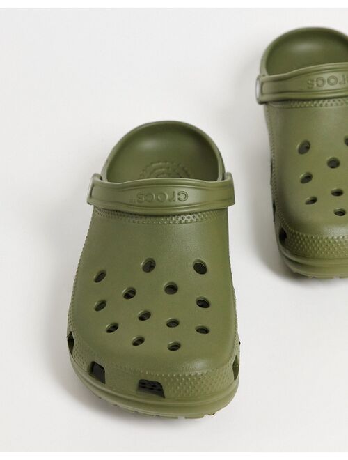 Crocs classic shoes in khaki green