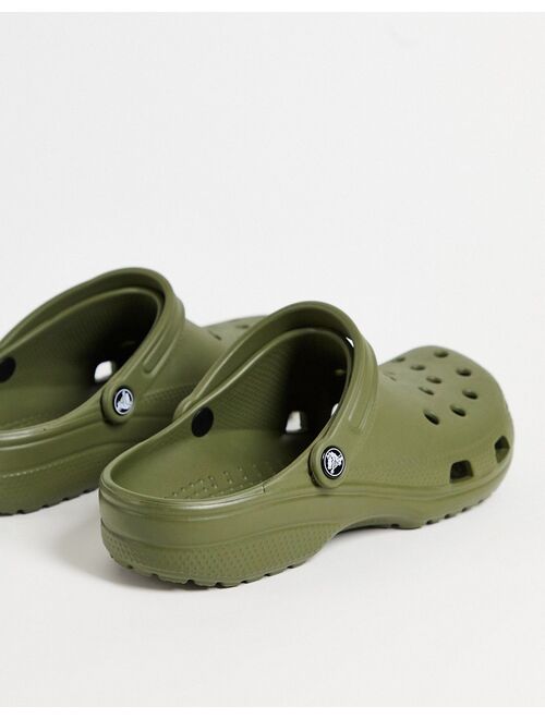 Crocs classic shoes in khaki green