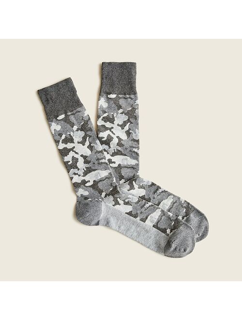 J.Crew Camouflage Crew Socks