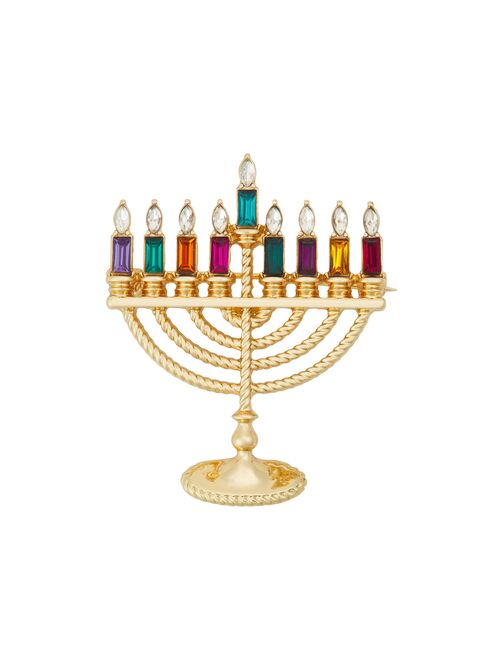 Napier Menorah Pin