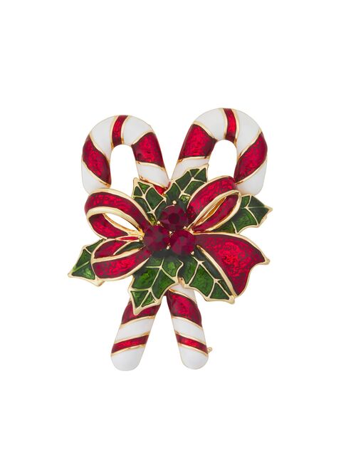 Napier Double Candy Cane Pin