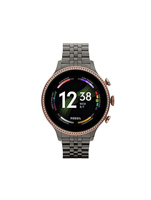 Fossil Women's Gen 6 Touchscreen Smartwatch with Speaker, Heart Rate, Blood Oxygen, GPS, Contactless Payments and Smartphone Notifications