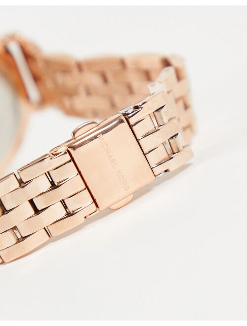 Michael Kors Pyper rose gold bracelet watch MK3897