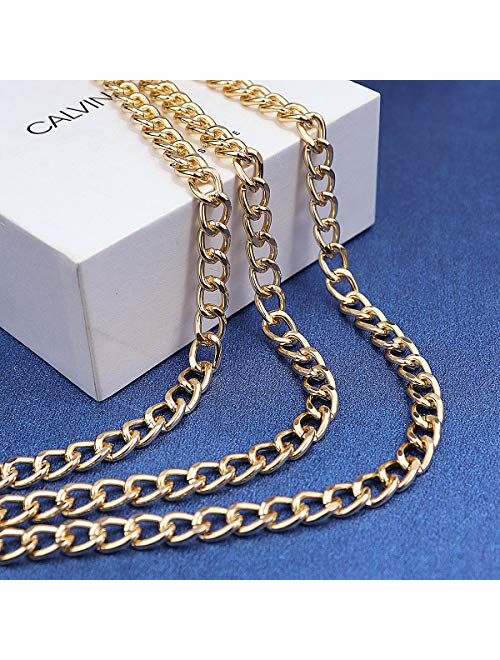 Suyi Chain Belts for Women Waist Chain Belt Multilayer Body Belly Chain