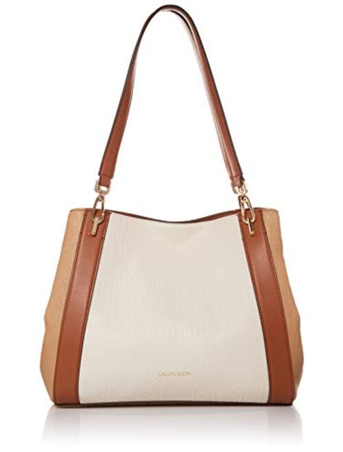 Calvin Klein Ellie Novelty Triple Compartment Shoulder Bag