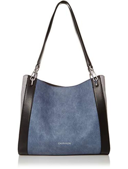 Calvin Klein Ellie Novelty Triple Compartment Shoulder Bag