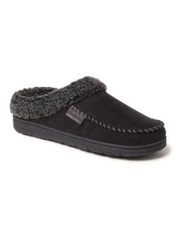 Brendan Microfiber Suede Clog with Whipstitch Slipper