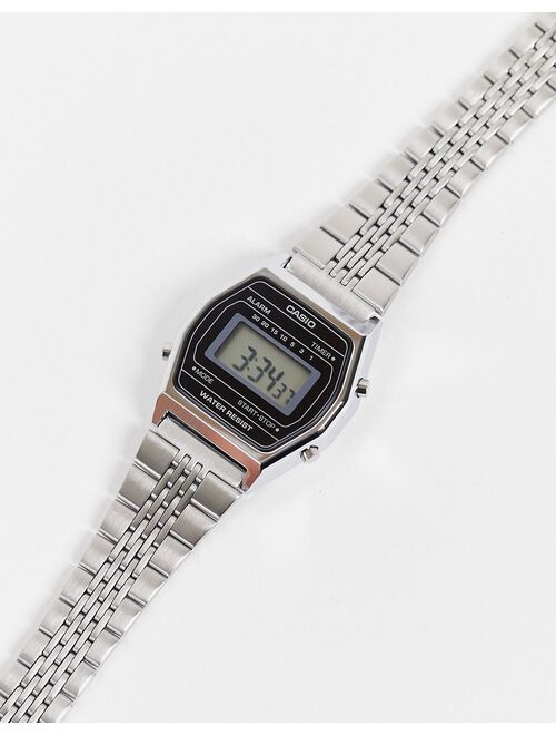 Casio Vintage unisex digital bracelet watch in silver LA690WEA-1EF