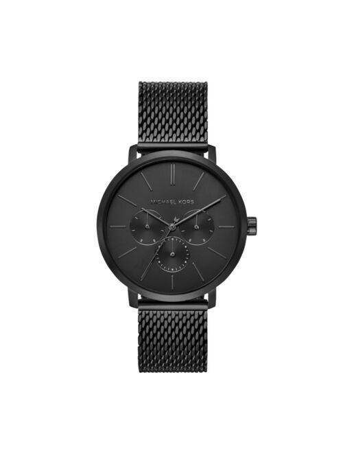 Michael Kors Blake Three-Hand Black Stainless Steel Mesh Watch 42mm