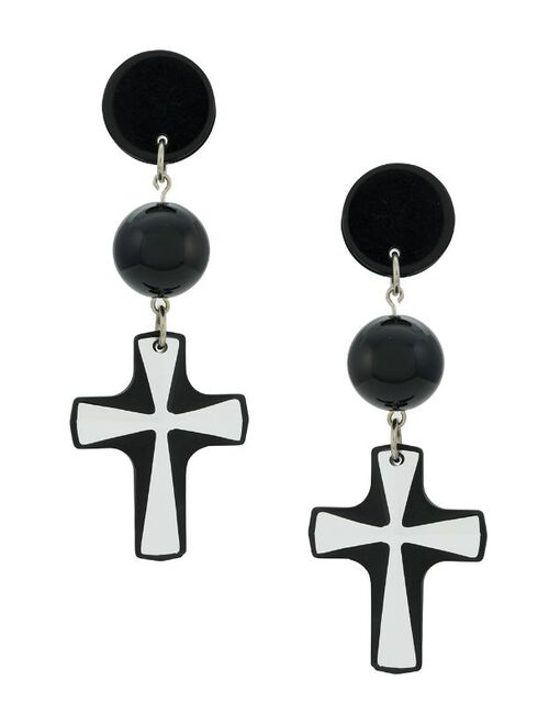 Resin Cross Earrings