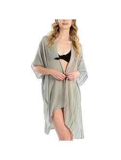 Me Plus Women Summer Beach Swimsuit Cover Up Kimono Cardigan