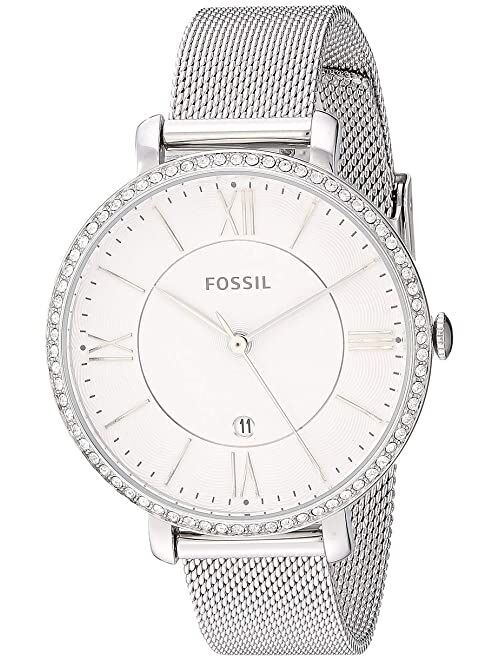 Fossil Jacqueline Three-Hand Stainless Steel Watch