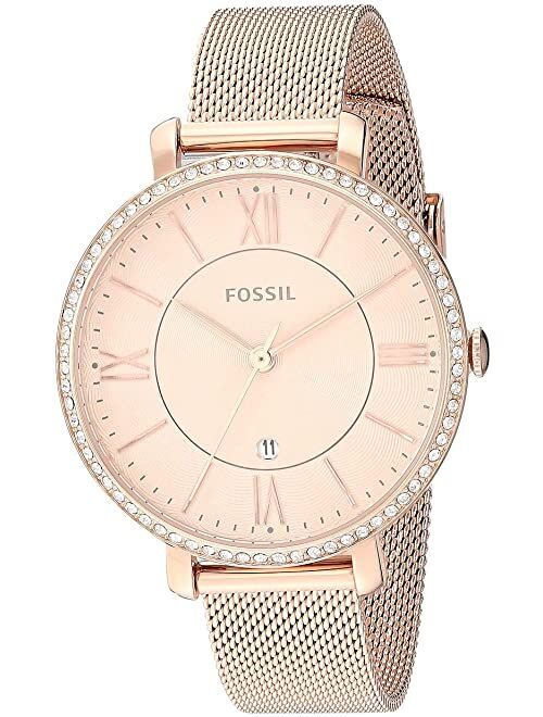 Fossil Jacqueline Three-Hand Stainless Steel Watch