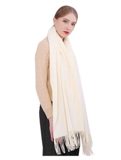 RIIQIICHY Winter Scarf Pashmina Shawls Wraps for Women Evening Dress Bridesmaid Wedding Bridal Oversized Warm Soft Scarves