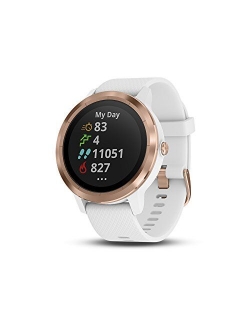 010-01769-09 Vvoactive 3, GPS Smartwatch with Contactless Payments and Built-in Sports Apps, White/Rose Gold