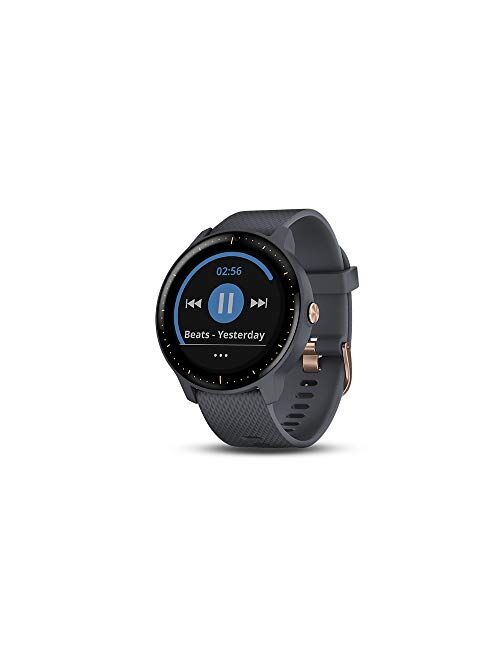 Garmin 010-01769-09 Vívoactive 3, GPS Smartwatch with Contactless Payments and Built-in Sports Apps, White/Rose Gold