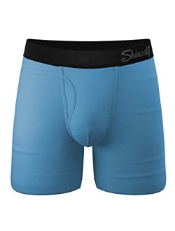 Shinesty Men's Pouch Boxer Briefs - Micro Modal Ball Hammock Underwear with Fly