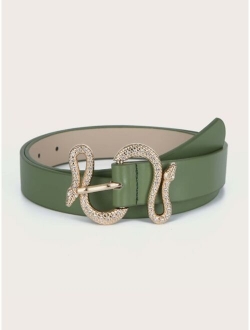 Serpentine Buckle Belt