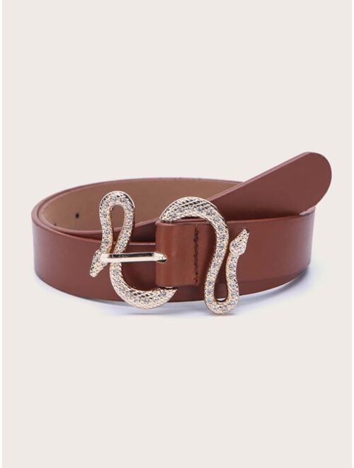 Shein Serpentine Buckle Belt