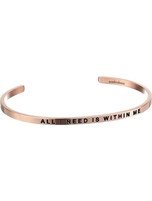 MantraBand All I Need Is Within Me Cuff