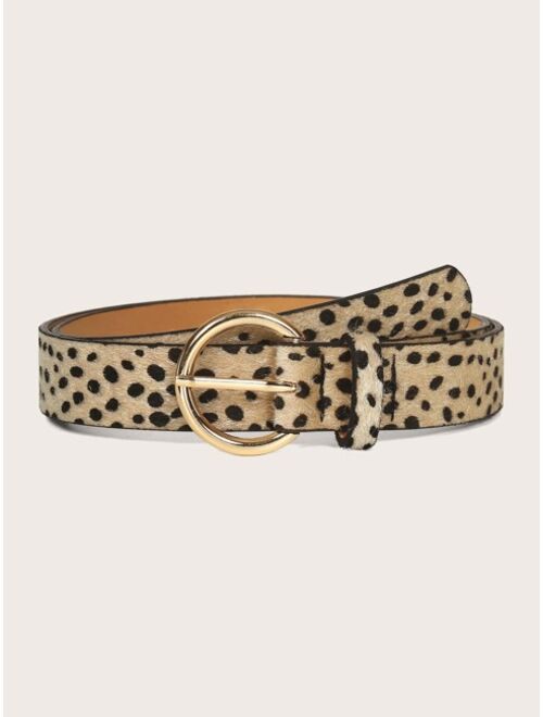 Buy Shein Dalmatian Pattern Buckle Belt online | Topofstyle