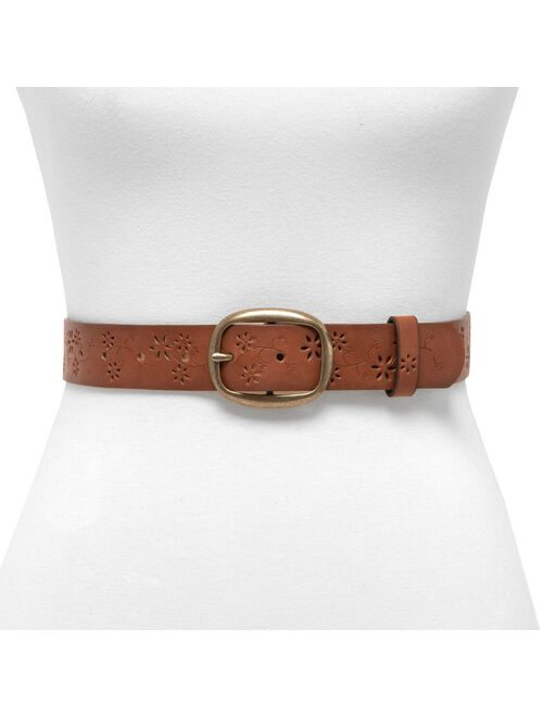 Women's & Plus Size Sonoma Goods For Life® Floral Embossed Belt