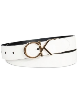 Women's Reversible CK Logo Buckle Belt