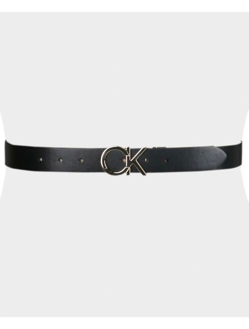 Calvin Klein Women's Reversible CK Logo Buckle Belt