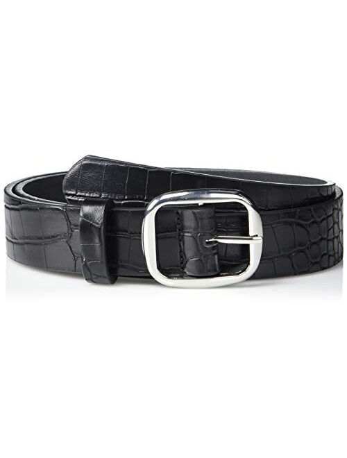 The Drop Women's Toni Oval Buckle Belt