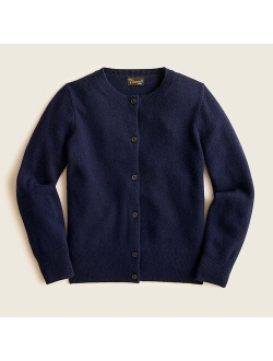 Girls' cashmere cardigan sweater