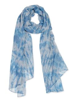 Tie-Dyed Logo Chiffon Scarf